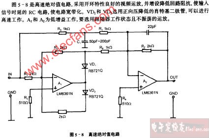 高速绝对值电路图