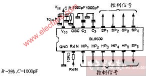 BLO509型应用连接电路图