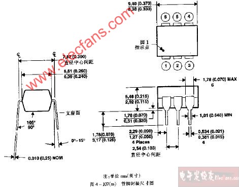 TIL3009~TIL3012管教封装尺寸电路图