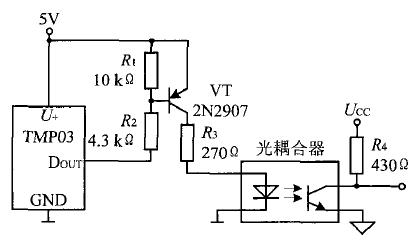 带PNP三极管电流放大的光耦隔离电路