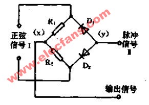 桥式鉴相器电路