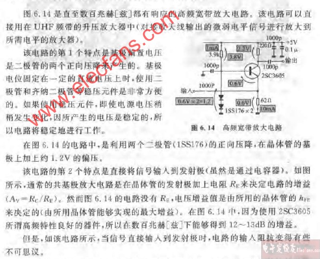 高频宽带放大电路图