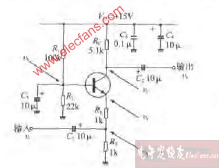 共基极放大电路图