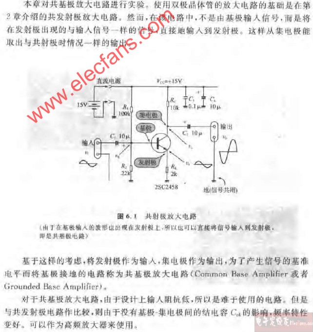 共射极放大电路图