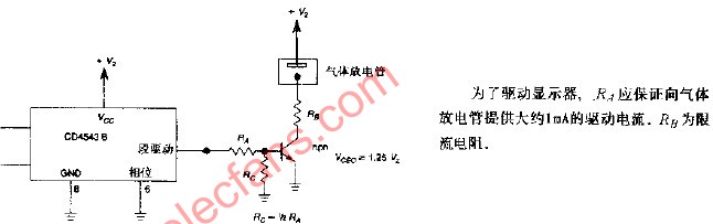 气体放电管、显示器驱动电路