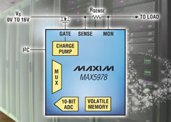 Maxim推出单通道热插拔控制器MAX5978