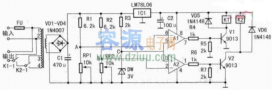 自制自动交流稳压器