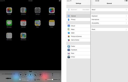 未发布抢先看！ipad运行苹果ios 7系统