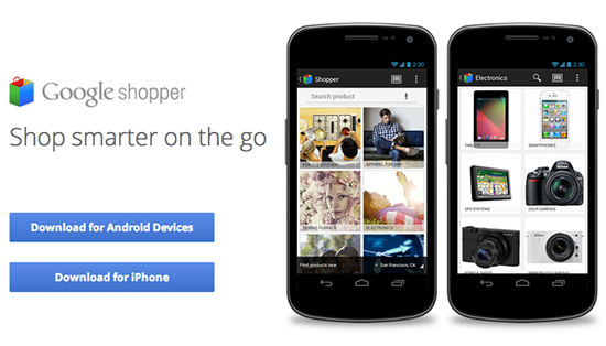 谷歌宣布关闭购物应用google shopper