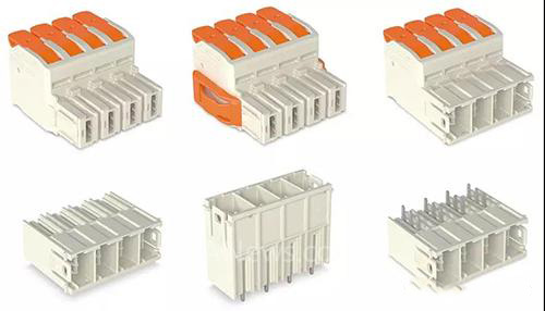 WAGO带有操作杆的接插式大功率PCB连接器