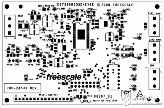 KIT33905D5EKEVBE主要特性,建立框图,电路图,和PCB元件