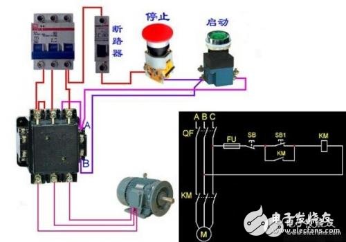 发电机自动启停电路图及工作原理