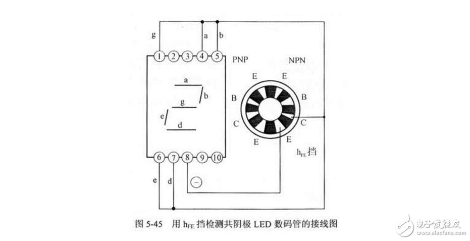 如何分辨数码管引脚共阴和共阳极，LED数码管的检测方法