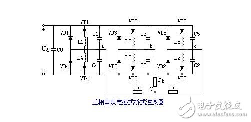 三相串联电感式逆变器电路图、特点、换流过程及输出电压波形与数量的关系