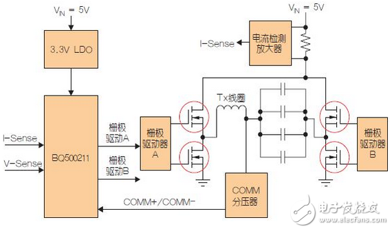 无线充电稳压电路图