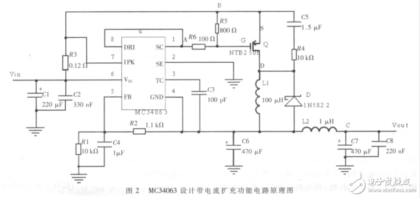 基于MC34063的大电流负电源设计