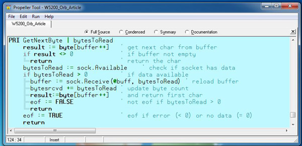 GetNextByte mimics the bytestream