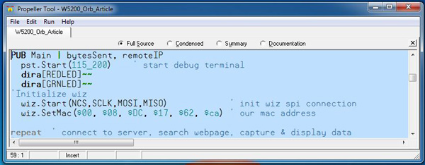 Network initialization