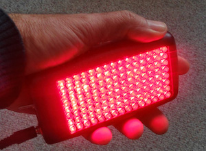 Image of LED array therapy product from Elixa