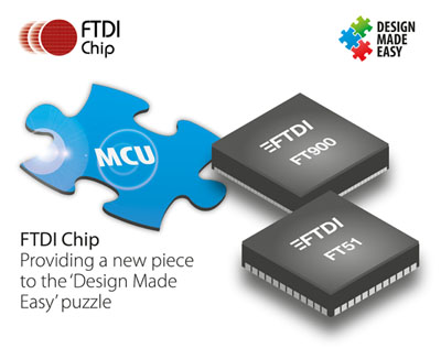 来自 FTDI 的面向应用的控制器 MCU 系列