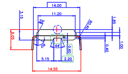 Image of heatsink clip diagram