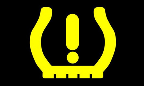 Image of TPMS dashboard warning light