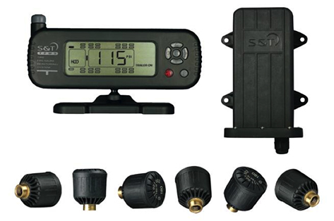 Image of aftermarket TPMS comprising pressure-sensing system