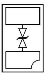 The concept of the basic TVS is simple: use a pair of back-to-back diodes; when the reverse breakdown voltage of either is exceeded by a positive or negative voltage, the corresponding diode will go into breakdown mode and clamp the excessive applied voltage. 