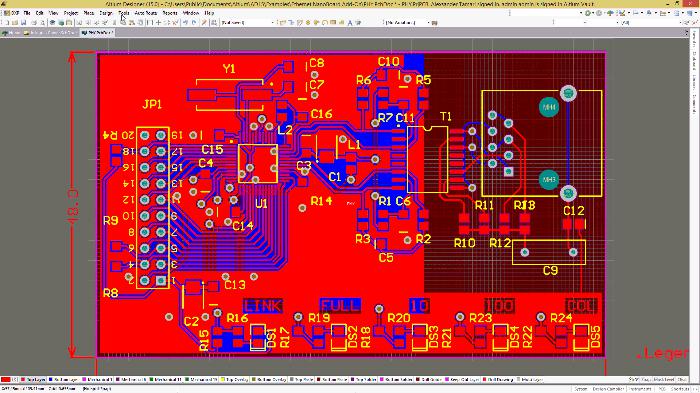 PCB设计交叉选择元件布局