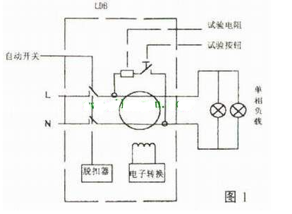 漏电保护器电路原理图