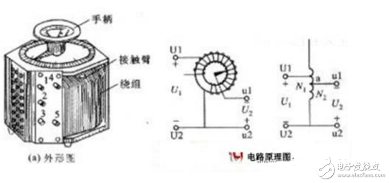 自耦变压器工作原理介绍及图解