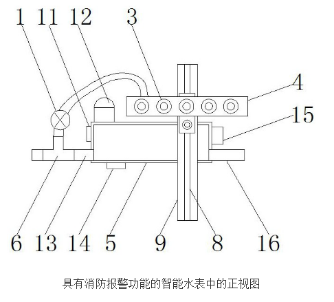 具有消防报警功能的智能水表的原理及设计