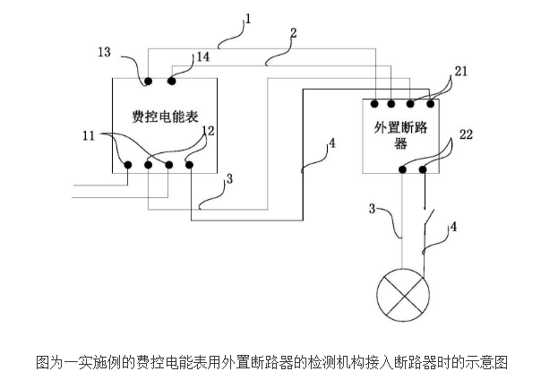 费控电能表用外置断路器检测机构的原理及设计