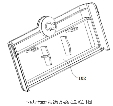 旋转开合盖板的计量仪表控制器及燃气表的设计及原理