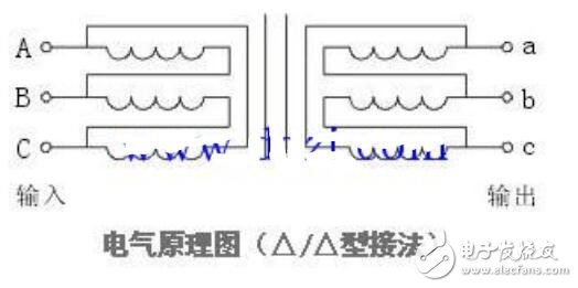 三相隔离变压器如何接线_三相隔离变压器接线图