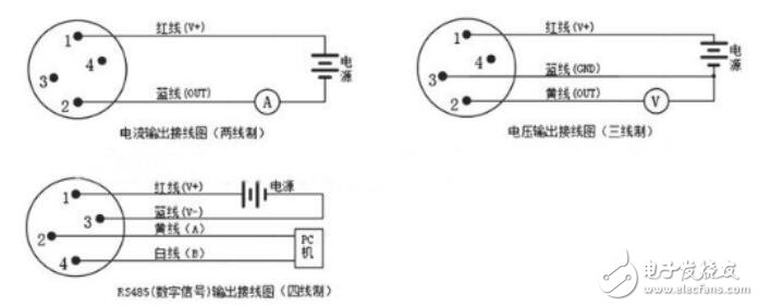 压力传感器接线图