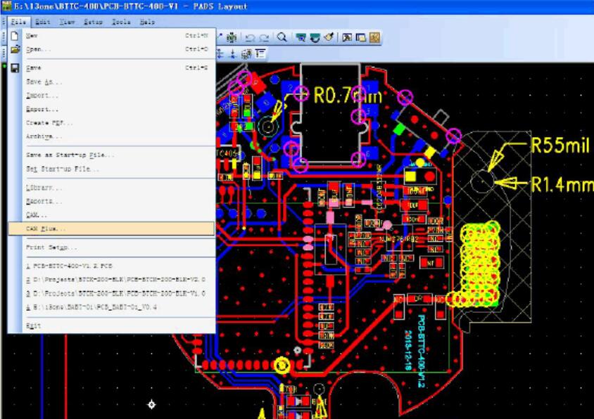 利用AD13导出pcb坐标文件