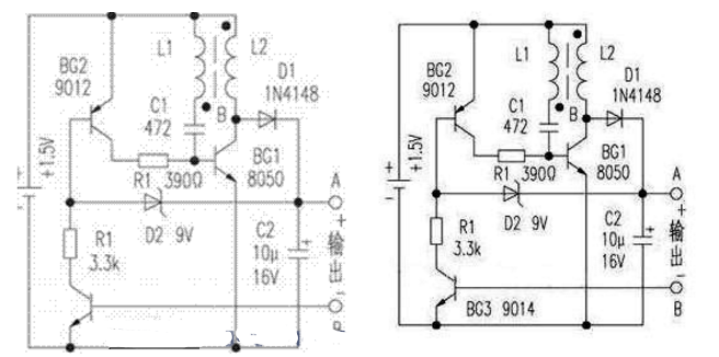 3.7伏升9伏电源电路图大全（五款模拟电路设计原理图详解）