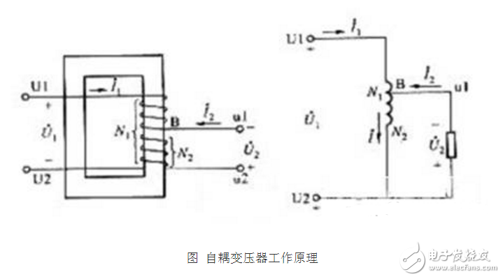 自耦变压器工作原理介绍及图解