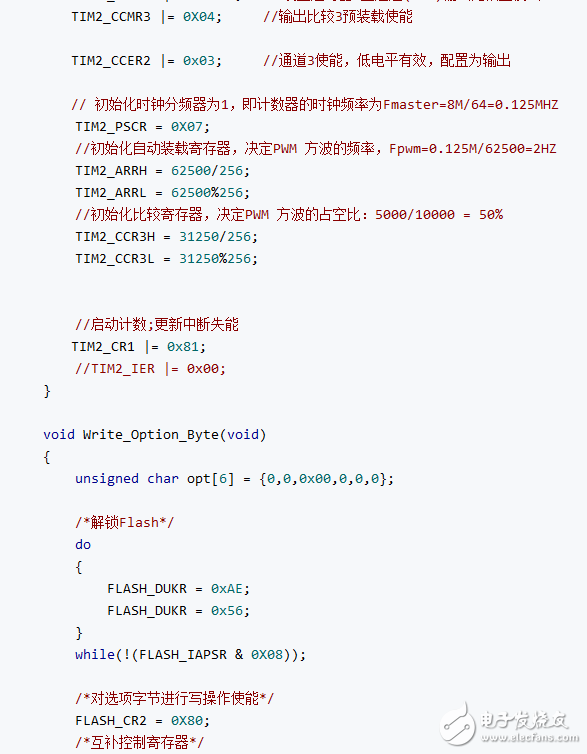 Option Byte如何实现CH3通道PWM输出IO复用