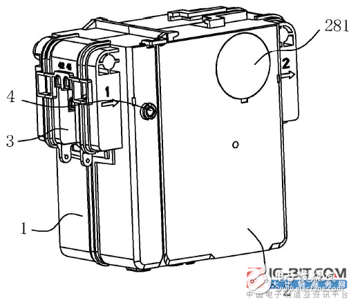 【新专利介绍】一种新型导轨电能表结构