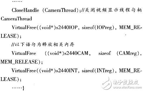 基于微处理器S3C2440和WinCE嵌入式实时操作系统的视频数据采集