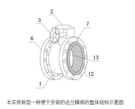 便于安装的法兰蝶阀的原理及设计