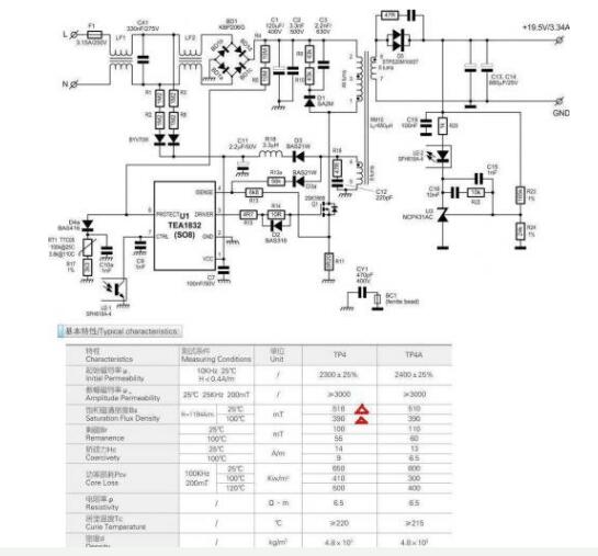 电容/电阻/MOSFET/变压器/输出二极管/光耦