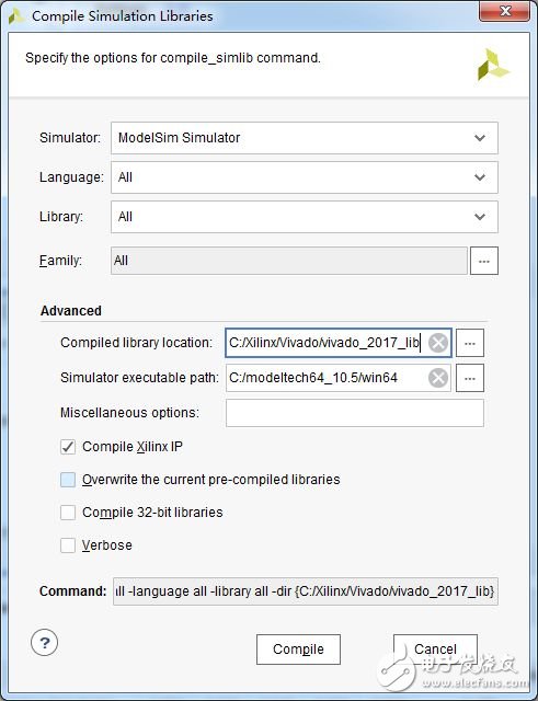 使用Vivado 2017调用Modelsim的详细步骤