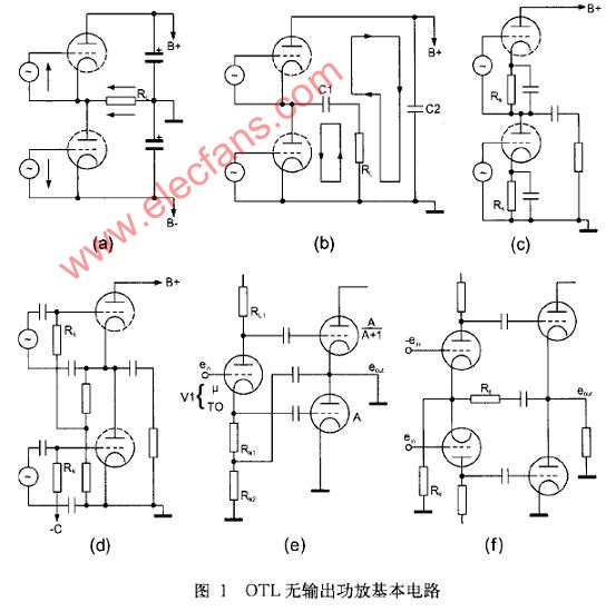电子管功放OTL电路