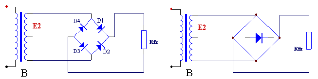 晶体二极管组成的各种整流电路