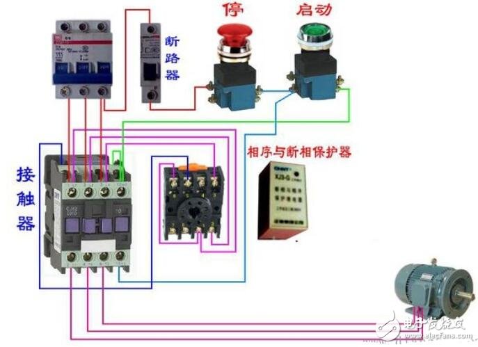 相序继电器作用_相序继电器接线图