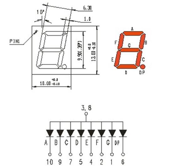 七段数码管驱动方式_七段数码管怎么接