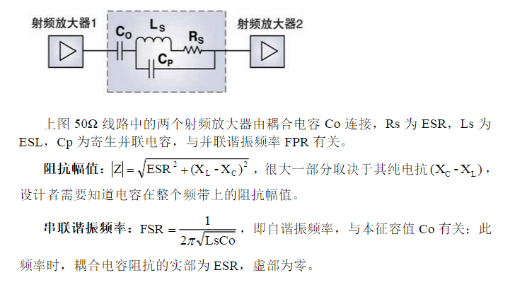 耦合与隔直电容的选取